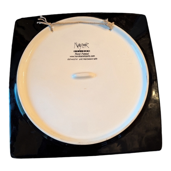 Naylor Designs whimsical Cat with wine Plate - Picture 2 of 5